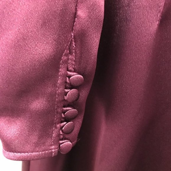 TopShop Shimmer Satin Tie Back Midi Dress - Picture 4 of 5